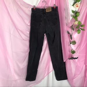 Vintage black 550 distressed levis